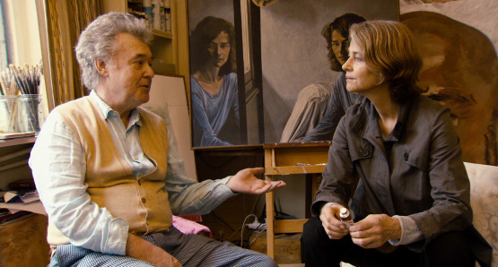 Anthony Palliser and Charlotte Rampling in a scene from Angelina Maccarone's documentary CHARLOTTE RAMPLING: THE LOOK.