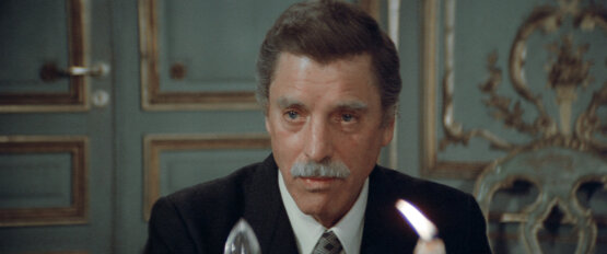 Burt Lancaster in a scene from CONVERSATION PIECE. A Kino Lorber release.