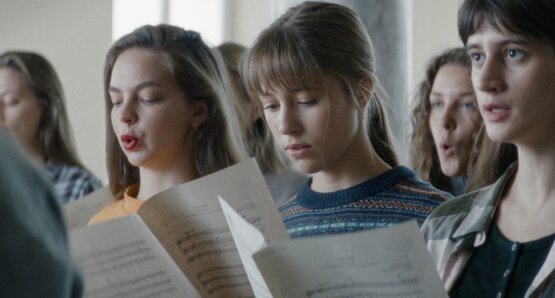 A scene from LITTLE TROUBLE GIRLS. A Kino Lorber release.