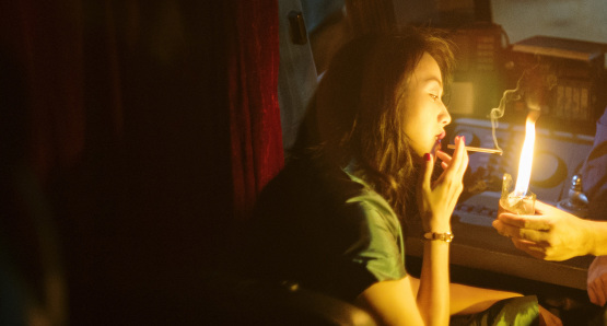 Wei Tang in a scene from <i>Long Day's Journey Into Night</I>. Photo by Liu Hongyu, courtesy Kino Lorber.