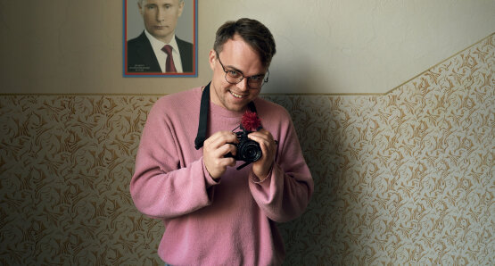 Pavel Talankin in a scene from MR. NOBODY AGAINST PUTIN. A Kino Lorber release.