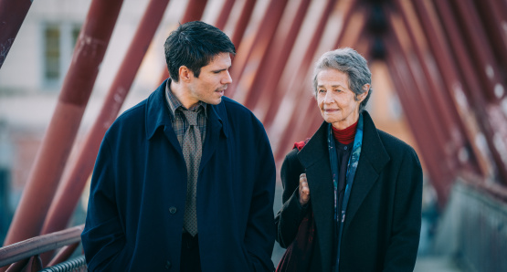 A scene from TWO PIANOS. A Kino Lorber release.