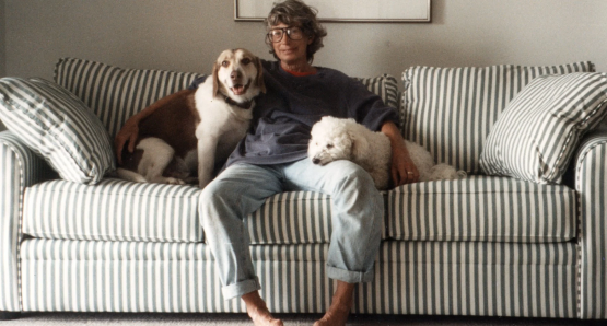 Mary Oliver in a scene from MARY OLIVER: SAVED BY THE BEAUTY OF THE WORLD. A Kino Lorber release.