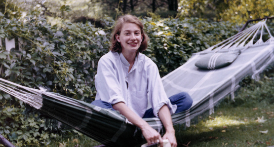 Mary Oliver in a scene from MARY OLIVER: SAVED BY THE BEAUTY OF THE WORLD. A Kino Lorber release.