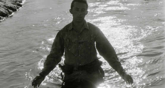 A still from Fear and Desire, a film by Stanley Kubrick, a Kino Repertory release.